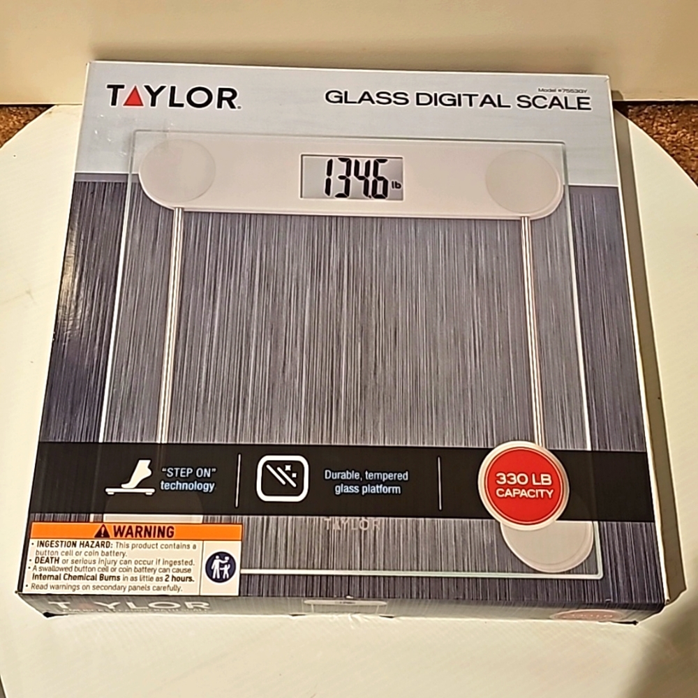 TAYLOR GLASS DIGITAL SCALE ⚖️
